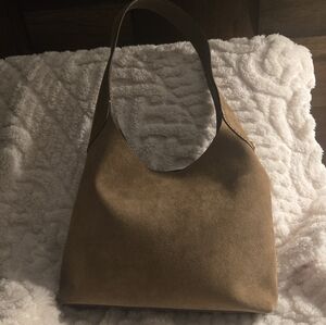 Coach Tan Suede Hobo Bag